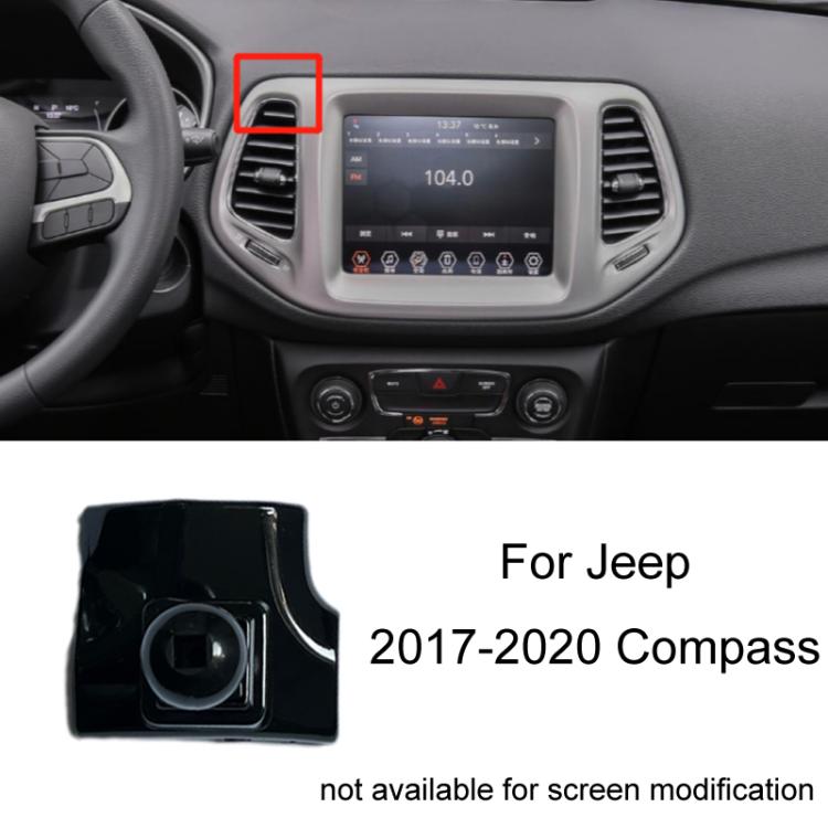 For Jeep Left Driving Car Special Mobile Phone Navigation Bracket Base, Model: 17-20 Compass Not For Screen Modification by buy2fix
