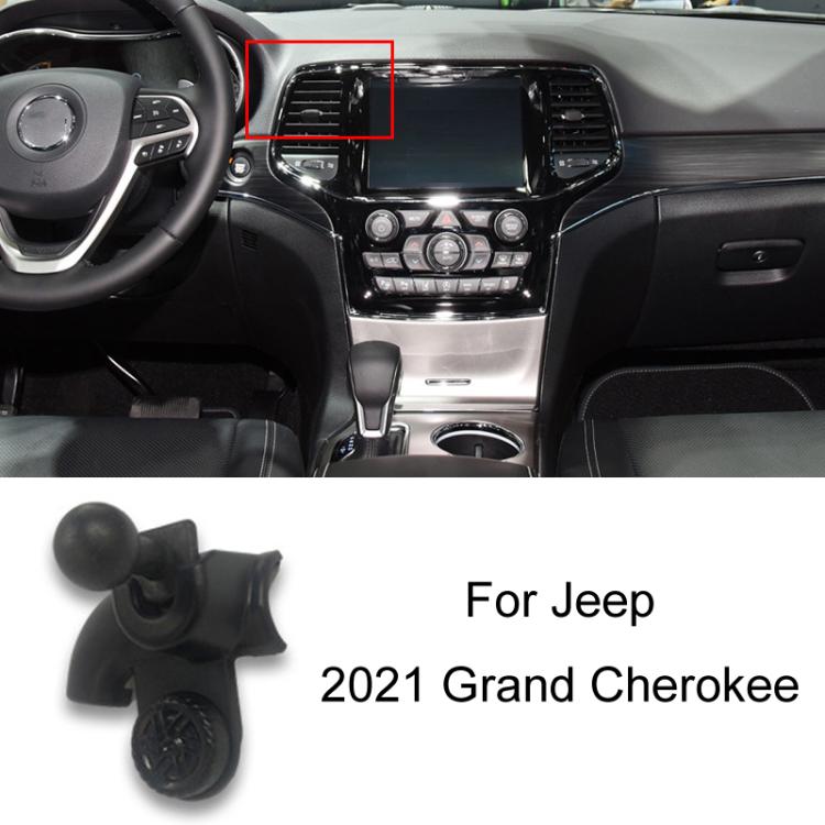 For Jeep Left Driving Car Special Mobile Phone Navigation Bracket Base, Model: 21 Grand Cherokee by buy2fix