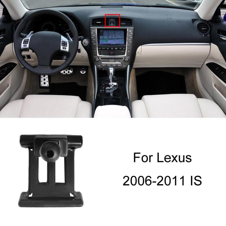 For Lexus Car Special Mobile Phone Navigation Bracket Base, Model: 06-11 IS, Left Driving by buy2fix