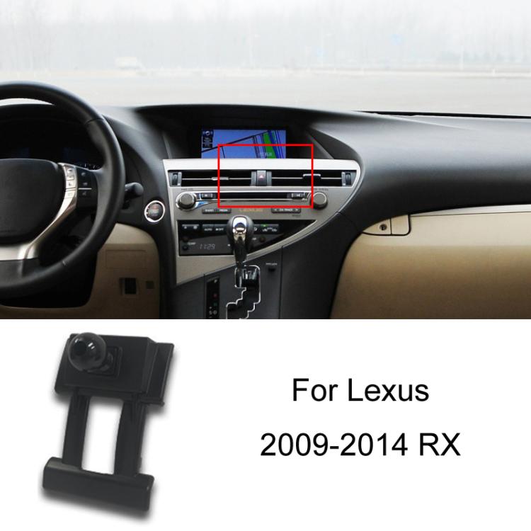 For Lexus Car Special Mobile Phone Navigation Bracket Base, Model: 09-14 RX, Left Driving by buy2fix