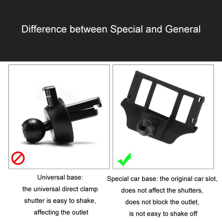 For Lexus Car Special Mobile Phone Navigation Bracket Base, Model: 15-22 RX, Left Driving by buy2fix