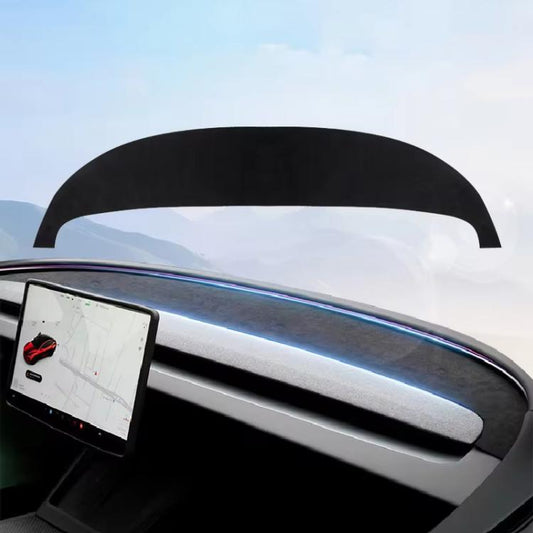 For Tesla Model 3 Dashboard Light-proof Heat-insulating Pad Suede Reflective Pad, Size: 1.2mm by buy2fix