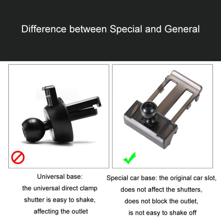 For Jaguar Left Driving Car Special Mobile Phone Navigation Bracket Base(21-23 F-PACE/21-22 XFL) by buy2fix