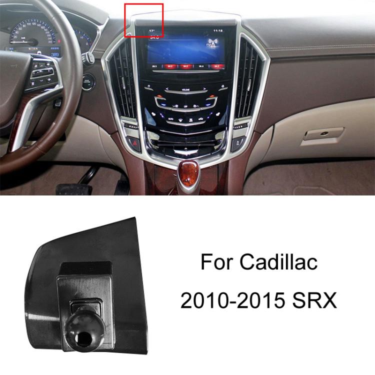 For Cadillac Left Driving Car Special Mobile Phone Navigation Bracket Base, Model: 10-15 SRX by buy2fix