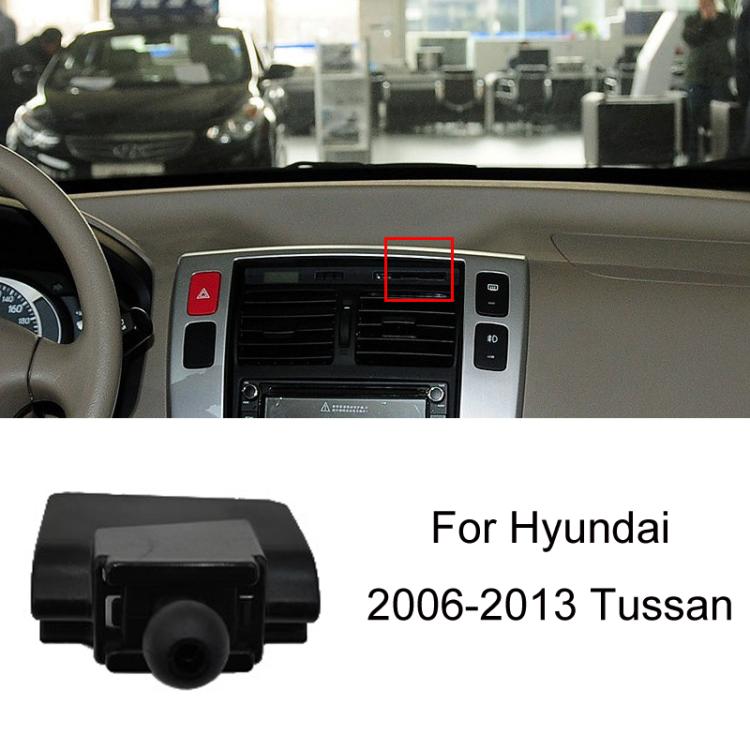 For Hyundai Left Driving Car Special Mobile Navigation Bracket Base, Model: 06-13 Tussan - Special Car Holders by buy2fix | Online Shopping UK | buy2fix