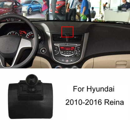 For Hyundai Left Driving Car Special Mobile Navigation Bracket Base, Model: 10-16 Reina - Special Car Holders by buy2fix | Online Shopping UK | buy2fix
