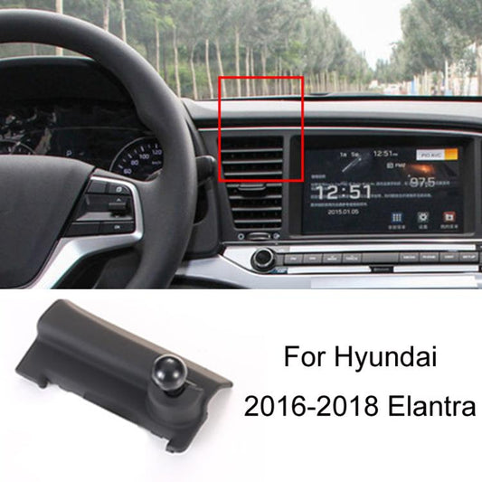 For Hyundai Left Driving Car Special Mobile Navigation Bracket Base, Model: 16-18 Elantra - Special Car Holders by buy2fix | Online Shopping UK | buy2fix