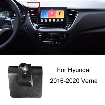 For Hyundai Left Driving Car Special Mobile Navigation Bracket Base, Model: 16-20 Verna - Special Car Holders by buy2fix | Online Shopping UK | buy2fix
