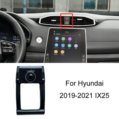 For Hyundai Left Driving Car Special Mobile Navigation Bracket Base, Model: 19-21 IX25 - Special Car Holders by buy2fix | Online Shopping UK | buy2fix