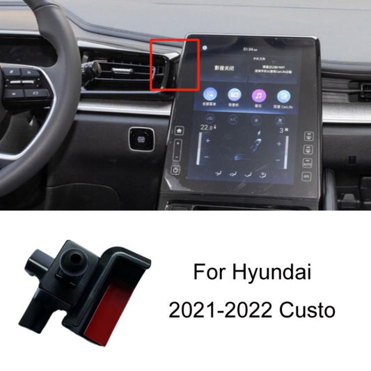 For Hyundai Left Driving Car Special Mobile Navigation Bracket Base, Model: 21-22 Custo - Special Car Holders by buy2fix | Online Shopping UK | buy2fix