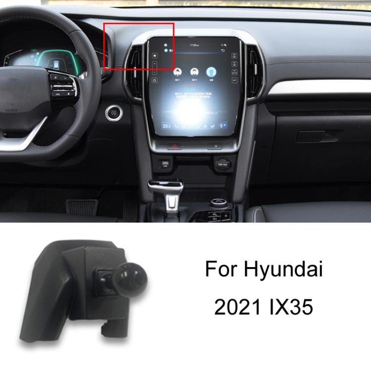 For Hyundai Left Driving Car Special Mobile Navigation Bracket Base, Model: 21 IX35 - Special Car Holders by buy2fix | Online Shopping UK | buy2fix
