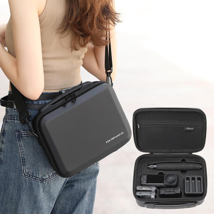 For Insta360 X4 BKANO INX4-002 Shoulder Handheld Storage Bag Crossbody Bag(Black) - Case & Bags by BKANO | Online Shopping UK | buy2fix