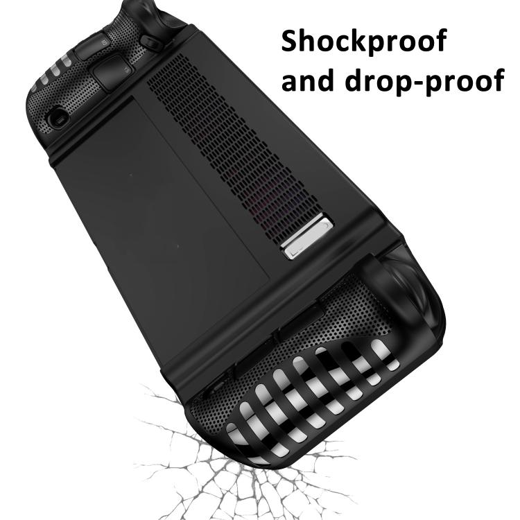 For Lenovo Legion Go Game Console TPU Case Shock-Absorption Protective Cover(Black) - Cases by buy2fix | Online Shopping UK | buy2fix