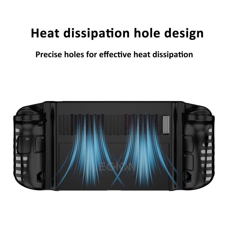 For Lenovo Legion Go Game Console TPU Case Shock-Absorption Protective Cover(Black) - Cases by buy2fix | Online Shopping UK | buy2fix