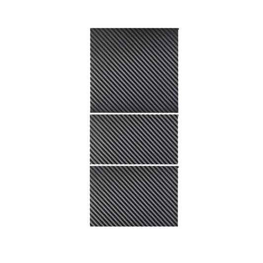 For Tesla 2024+ Model 3 Highland Center Console Panel Protection Sticker, Color: Carbon Fiber Grain by buy2fix
