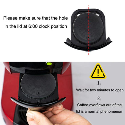 For Dolce Gusto Coffee Maker Stainless Steel Reusable Coffee Capsule Shell, Style: Capsule+Brush And Scoop - Coffee Machine Parts by buy2fix | Online Shopping UK | buy2fix