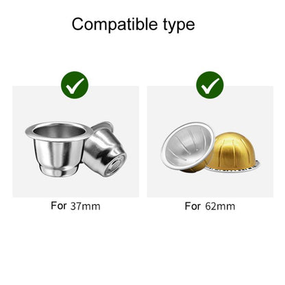 62mm 100pcs / Set For Nestle Vertuo Coffee Maker Disposable Capsule Aluminum Foil Sealer Paper - Coffee Machine Parts by buy2fix | Online Shopping UK | buy2fix