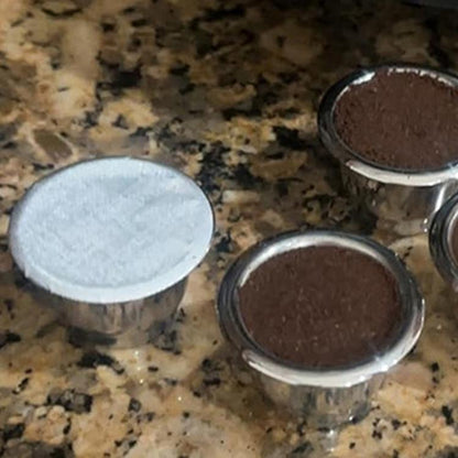 62mm 100pcs / Set For Nestle Vertuo Coffee Maker Disposable Capsule Aluminum Foil Sealer Paper - Coffee Machine Parts by buy2fix | Online Shopping UK | buy2fix