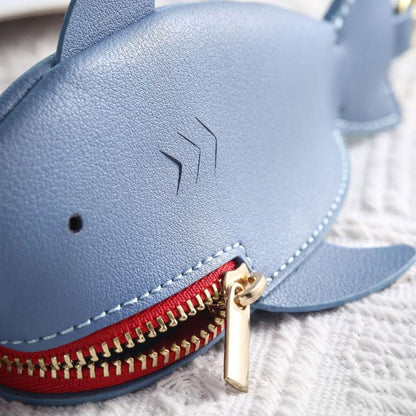 Hallmo Universal Shark-Shaped Key Protective Cover Multifunctional Car Key Storage Bag, Color: Light Blue - Car Key Cases by Hallmo | Online Shopping UK | buy2fix