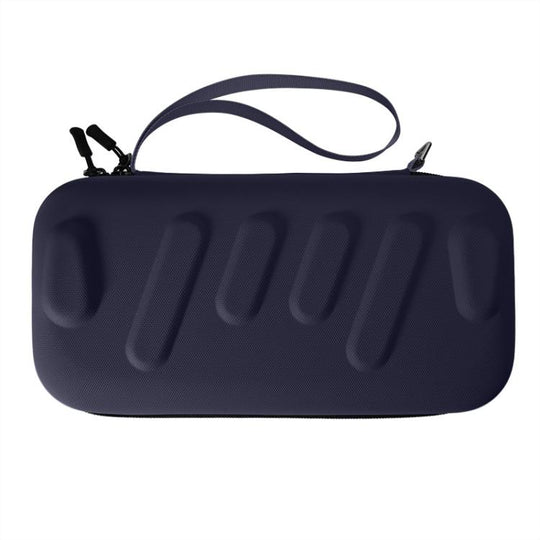 For Nintendo Switch / Switch OLED Storage Bag Portable Hard Shell Handbag US Plug Version(Deep Blue)