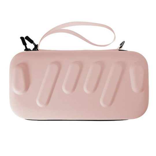 For Nintendo Switch / Switch OLED Storage Bag Portable Hard Shell Handbag EU Plug Version(Pink)
