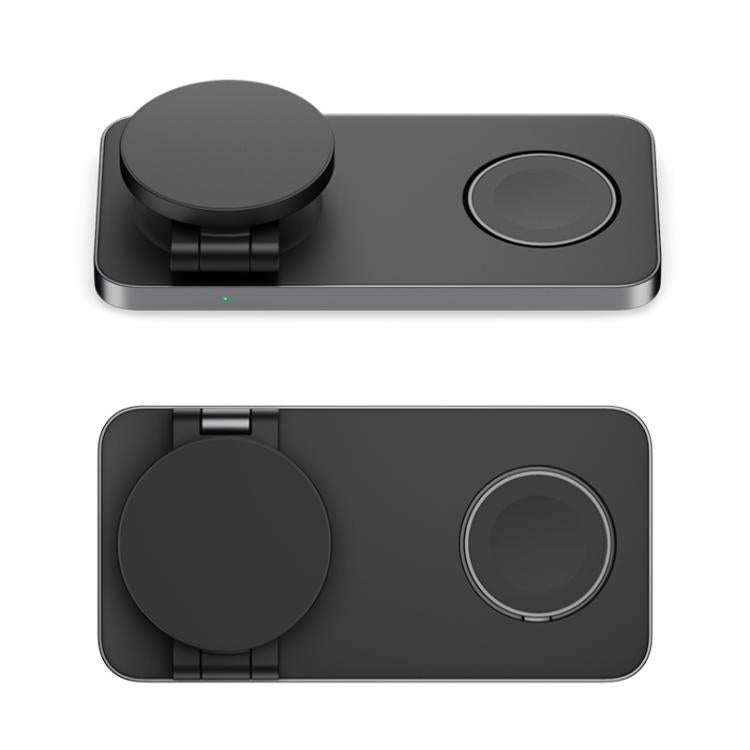 T8 3 In 1 Folding Magnetic Wireless Charging Dock For Apple Watch / iPhone / AirPods(White) - Wireless Charger by buy2fix | Online Shopping UK | buy2fix