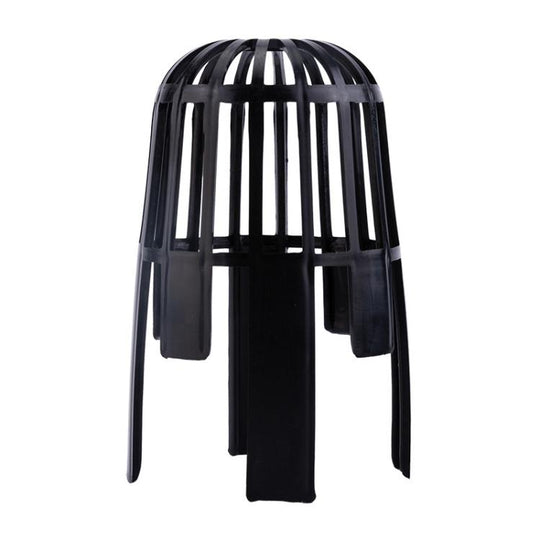 Drainage System Garden Filter Cover Eaves Leaking Pipe Dredging Funnel Protective Cover, Style: Vertical(Black)