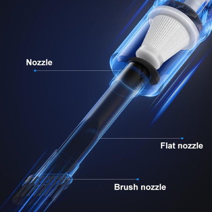 Mini Powerful Car Wireless Vacuum Cleaner Household Handheld Desktop Cleaner(Blue) by buy2fix