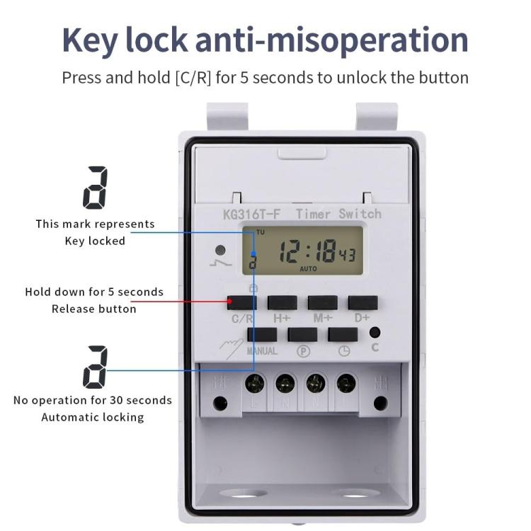 220V Household Automatic Switch Intelligent Timer - Energy Saving Timer Socket by buy2fix | Online Shopping UK | buy2fix