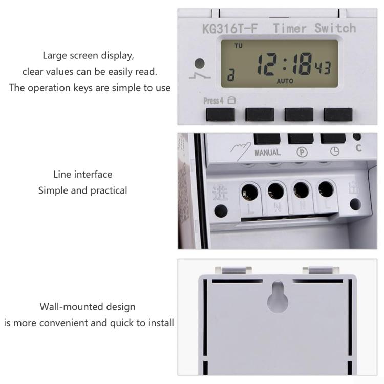 220V Household Automatic Switch Intelligent Timer - Energy Saving Timer Socket by buy2fix | Online Shopping UK | buy2fix
