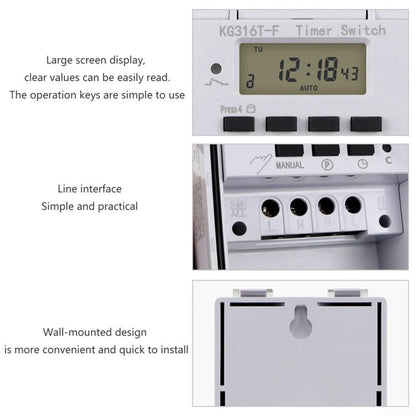 220V Household Automatic Switch Intelligent Timer - Energy Saving Timer Socket by buy2fix | Online Shopping UK | buy2fix