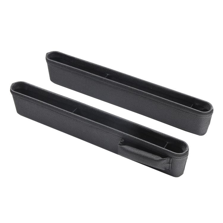 4207 1pair Universal Car Gap Storage Box Interior Decoration Supplies Car Storage Box(Black) by buy2fix