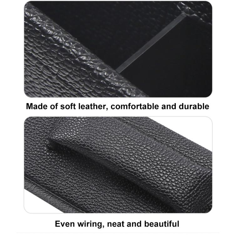 4207 1pair Universal Car Gap Storage Box Interior Decoration Supplies Car Storage Box(Black) by buy2fix