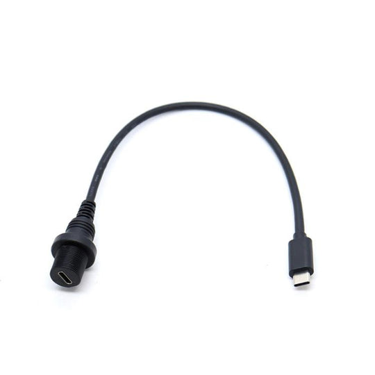Type-C 3.0 0.3m Male To Female Extension Cable Car Waterproof Wire