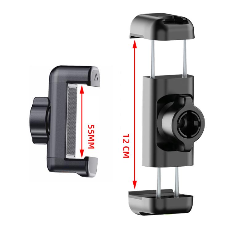 Telescopic Mobile Phone Extension Clamp with 1/4 Threaded Interface(Dual Screw Hole) - Stand by buy2fix | Online Shopping UK | buy2fix