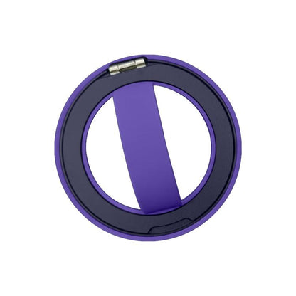 RK-X39 Mini Silicone Magnetic Finger Ring Buckle Mobile Phone Holder(Purple) - Ring Holder by buy2fix | Online Shopping UK | buy2fix