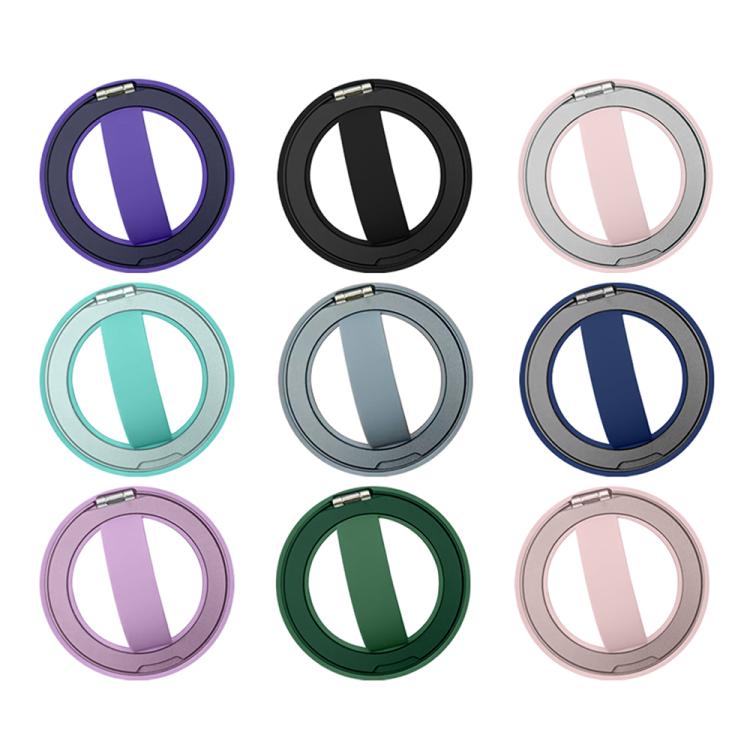 RK-X39 Mini Silicone Magnetic Finger Ring Buckle Mobile Phone Holder(Dark Blue) - Ring Holder by buy2fix | Online Shopping UK | buy2fix