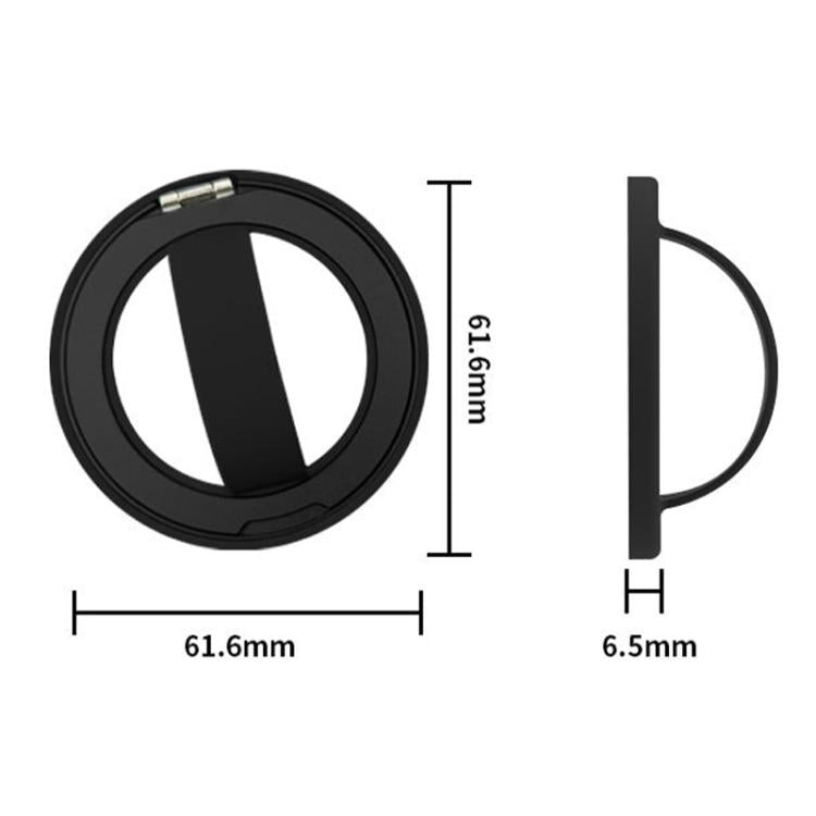 RK-X39 Mini Silicone Magnetic Finger Ring Buckle Mobile Phone Holder(Gray) - Ring Holder by buy2fix | Online Shopping UK | buy2fix