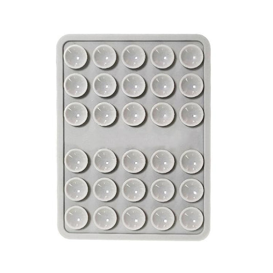 Double-sided Silicone Suction Cup Strongly Fixed Mobile Phone Holder(Gray) - Hand-Sticking Bracket by buy2fix | Online Shopping UK | buy2fix