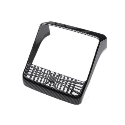 For Tesla 2024 Model 3 Rear Air Outlet Protective Cover Modification, Color: Black Carbon Fiber Pattern - Car Interior Mouldings by buy2fix | Online Shopping UK | buy2fix