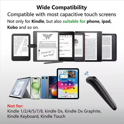 RK-C259 For Kindle Multifunctional Page Turner Mobile Phone Selfie Bluetooth Remote Control(Black) - Phone Remote Control by buy2fix | Online Shopping UK | buy2fix