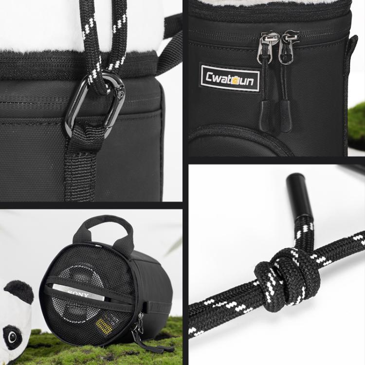 Cwatcun D162 Large Camera Lens Cylinder Cartoon Panda Camera Lens Protective Cover - Lens Bag by Cwatcun | Online Shopping UK | buy2fix