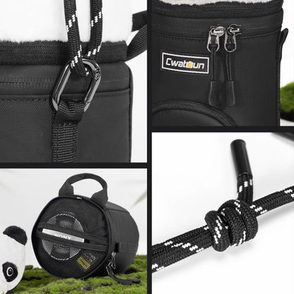 Cwatcun D162 Large Camera Lens Cylinder Cartoon Panda Camera Lens Protective Cover - Lens Bag by Cwatcun | Online Shopping UK | buy2fix