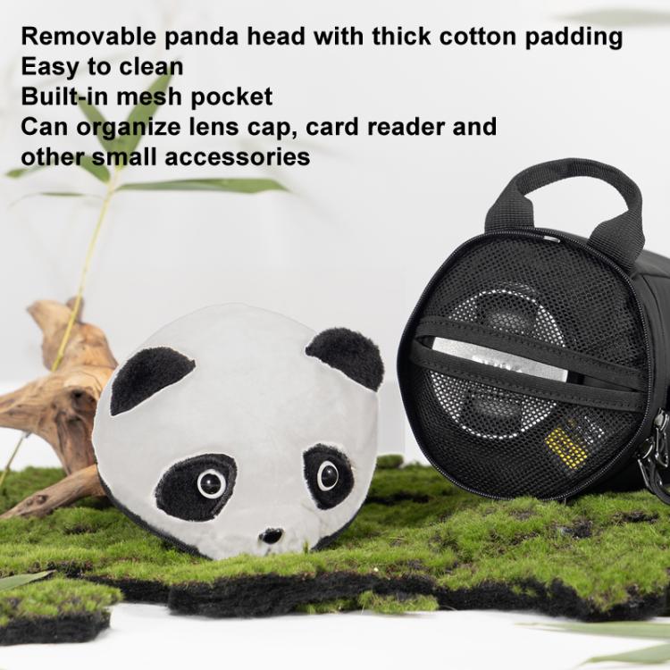Cwatcun D162 Large Camera Lens Cylinder Cartoon Panda Camera Lens Protective Cover - Lens Bag by Cwatcun | Online Shopping UK | buy2fix