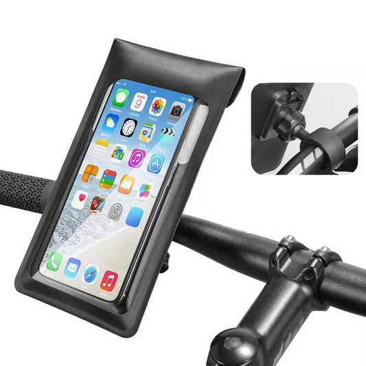 Bicycle Waterproof Phone Bag Mount Stand 360 Degree Rotation Motorcycle Bike Cellphone Holder, Spec: Handlebar Model - Holders by buy2fix | Online Shopping UK | buy2fix