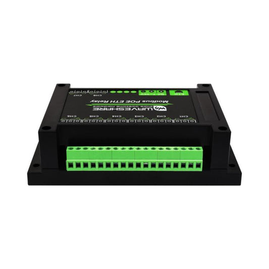 Waveshare 24964 Industrial 8-ch Ethernet Relay Module, PoE Port Communication(Modbus POE ETH Relay) - Relay Module by Waveshare | Online Shopping UK | buy2fix