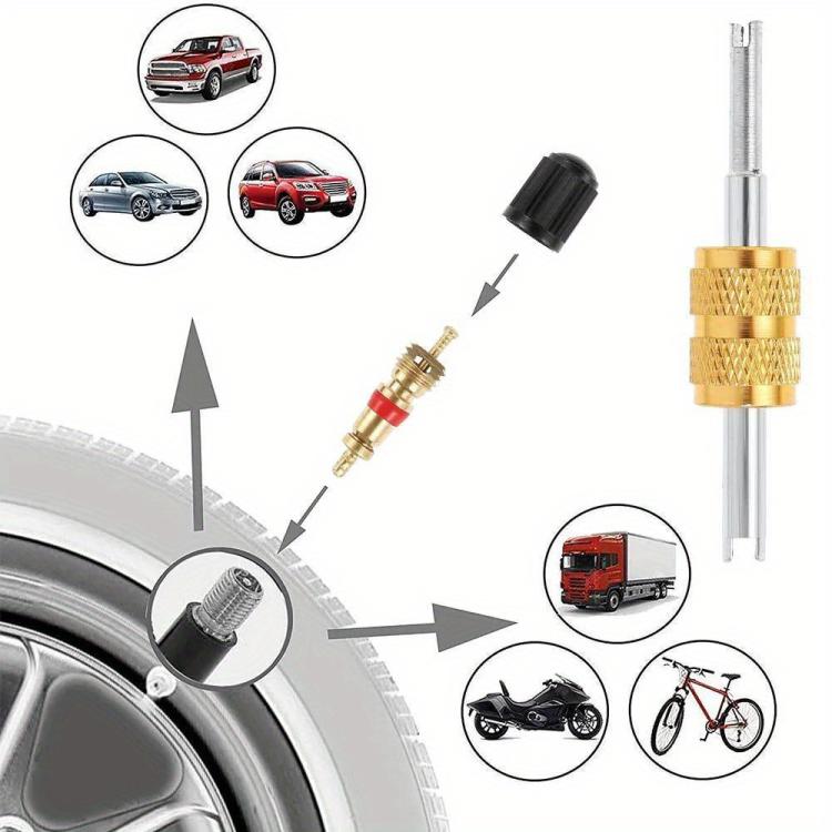 33pcs/Set Car Bicycle Tire Valve Core Installation Tool Repair Kit, Specifications: B - Maintenance tools by buy2fix | Online Shopping UK | buy2fix