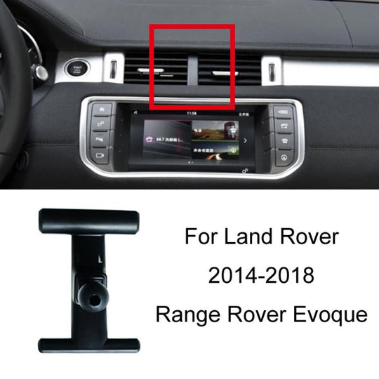 For Land Rover Left Driving Car Special Mobile Phone Navigation Bracket Base, Model: 14-18 Range Rover Evoque