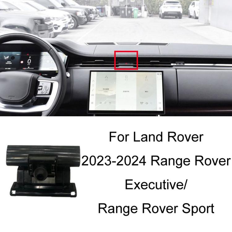 For Land Rover Left Driving Car Special Mobile Phone Navigation Bracket Base, Model: 23-24 Range Rover Executive/Range Rover Sport - Special Car Holders by buy2fix | Online Shopping UK | buy2fix