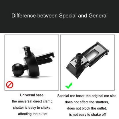 For Land Rover Left Driving Car Special Mobile Phone Navigation Bracket Base, Model: 10-16 Discovery 4 - Special Car Holders by buy2fix | Online Shopping UK | buy2fix